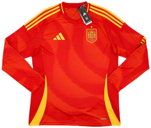 CAMISETA ESPAÑA MANGA LARGA I EURO 2024 HOMBRE - Vitrine Futebolística