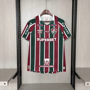 CAMISETA FLUMINENSE I TODOS LOS PATROCINADORES 24/25 HOMBRE - Vitrine Futebolística