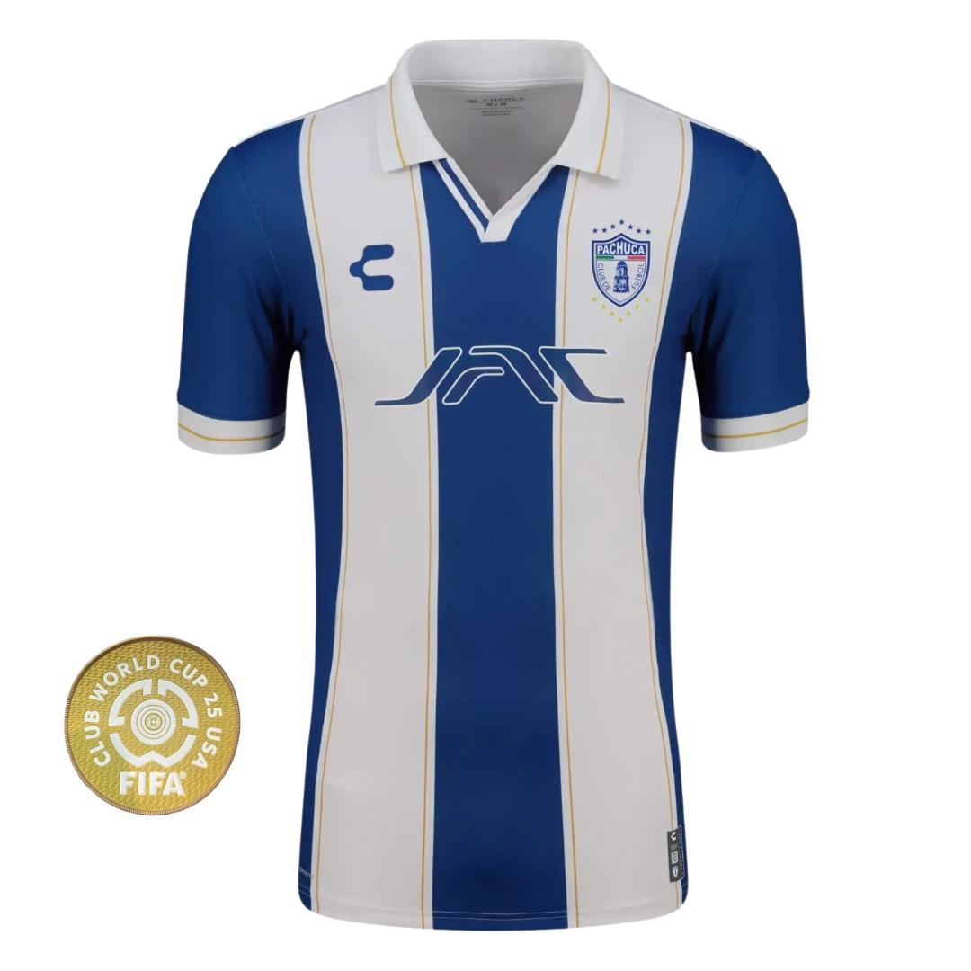 Pachuca Titular Camiseta 25/26 - Hombre - Edición Mundial de Clubes
