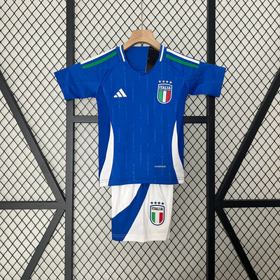 CAMISETA ITALIA I EURO 2024 CONJUNTO INFANTIL - Vitrine Futebolística